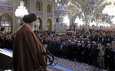 بیانات رهبر معظم انقلاب اسلامی در اجتماع زائران و مجاوران حرم مطهر رضوی به مناسبت آغاز سال 1398