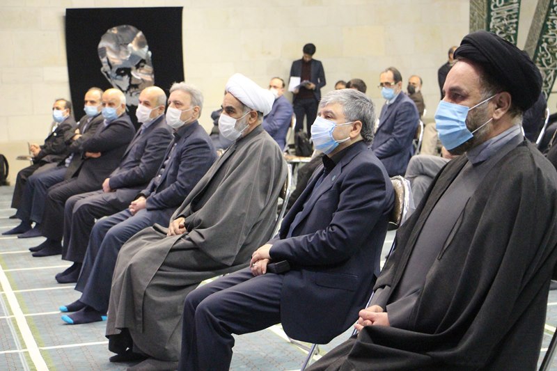 مراسم بزرگداشت اولین سالگرد شهادت سردار سرافراز، شهید حاج قاسم سلیمانی و چهلمین روز شهادت شهید محسن فخری زاده در مسجد دانشگاه تهران