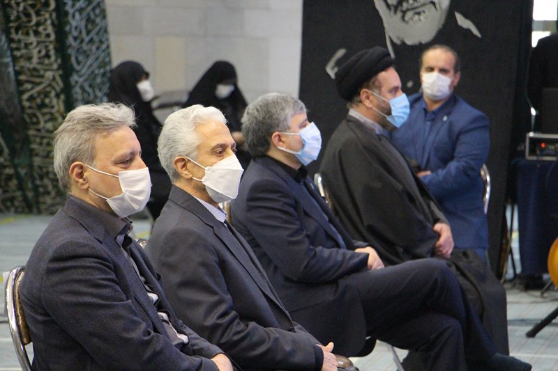 مراسم بزرگداشت اولین سالگرد شهادت سردار سرافراز، شهید حاج قاسم سلیمانی و چهلمین روز شهادت شهید محسن فخری زاده در مسجد دانشگاه تهران