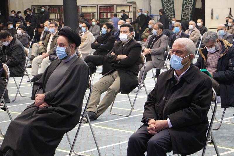 مراسم بزرگداشت اولین سالگرد شهادت سردار سرافراز، شهید حاج قاسم سلیمانی و چهلمین روز شهادت شهید محسن فخری زاده در مسجد دانشگاه تهران