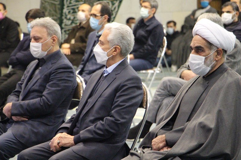مراسم بزرگداشت اولین سالگرد شهادت سردار سرافراز، شهید حاج قاسم سلیمانی و چهلمین روز شهادت شهید محسن فخری زاده در مسجد دانشگاه تهران