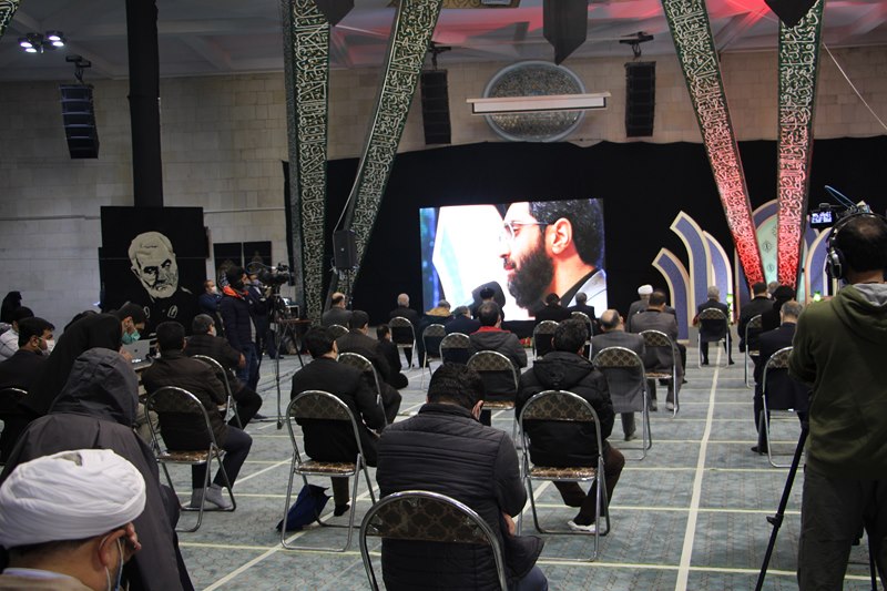مراسم بزرگداشت اولین سالگرد شهادت سردار سرافراز، شهید حاج قاسم سلیمانی و چهلمین روز شهادت شهید محسن فخری زاده در مسجد دانشگاه تهران