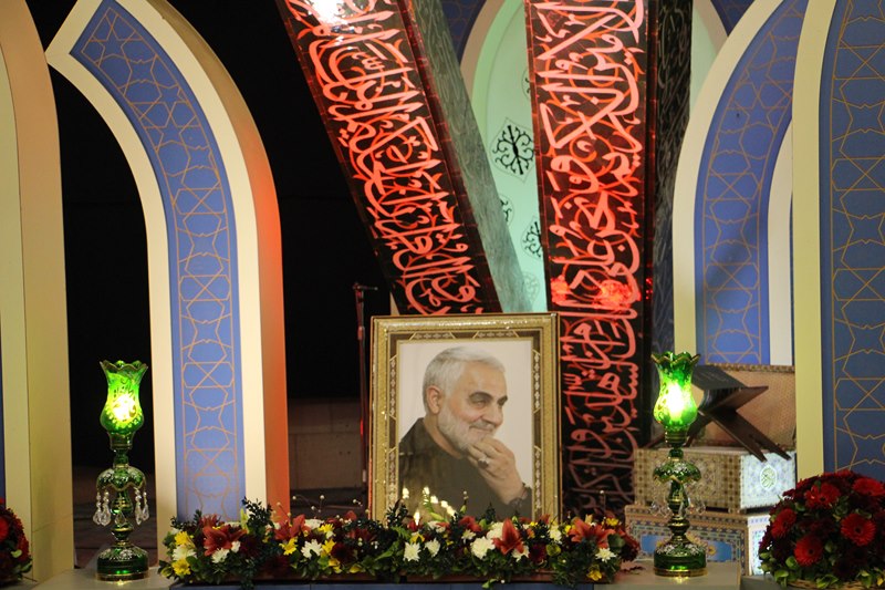 مراسم بزرگداشت اولین سالگرد شهادت سردار سرافراز، شهید حاج قاسم سلیمانی و چهلمین روز شهادت شهید محسن فخری زاده در مسجد دانشگاه تهران