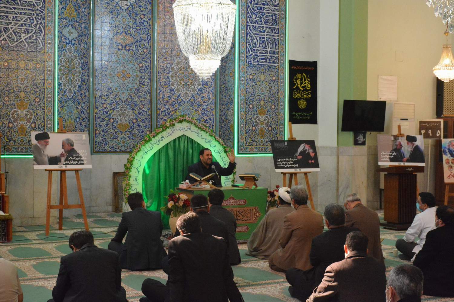 برگزاری مراسم سالگرد شهید سردار حاج قاسم سلیمانی در مجتمع بیمارستانی امام خمینی (ره)