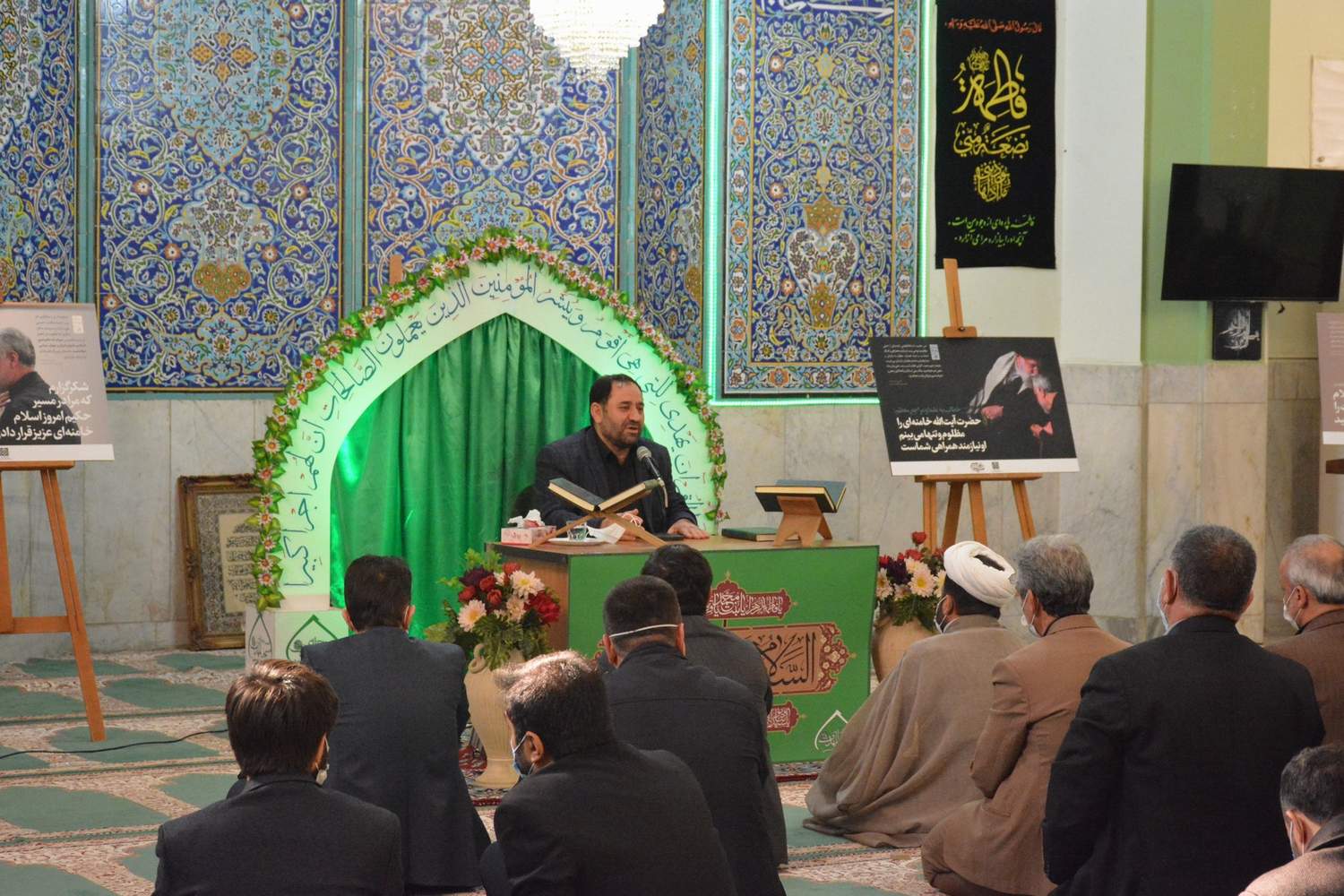 برگزاری مراسم سالگرد شهید سردار حاج قاسم سلیمانی در مجتمع بیمارستانی امام خمینی (ره)