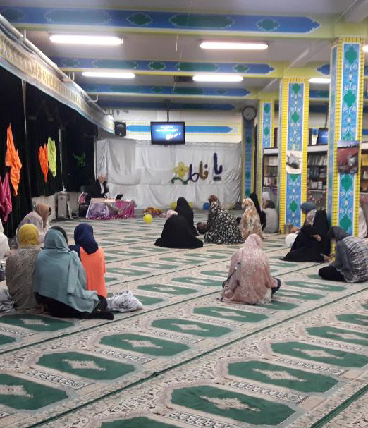 برگزاری مراسم روز دختر بمناسبت ولادت حضرت معصومعه (س) ویژه دانشجویان دختر در مسجد امام علی(ع) خوابگاه کوی