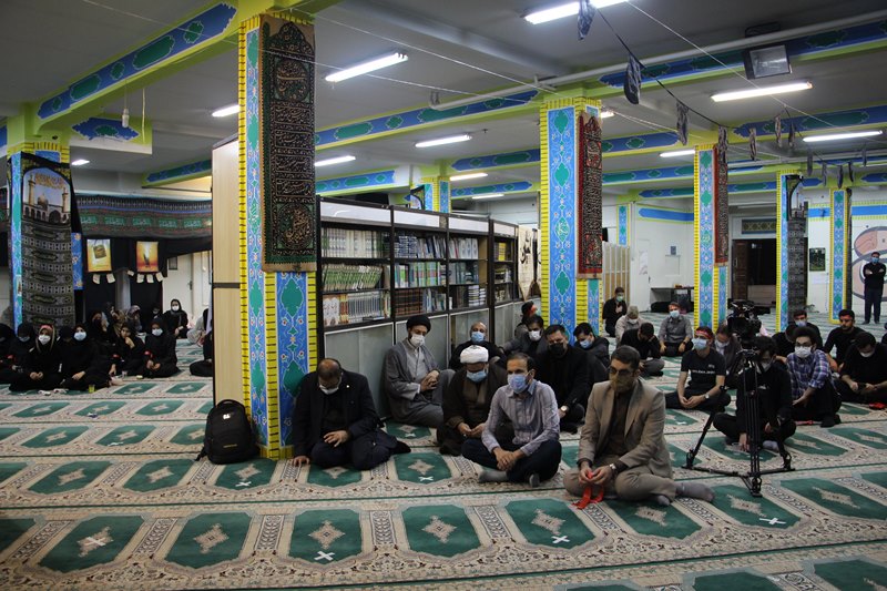 برگزاری مراسم عزاداری اربعین حسینی در مسجد امام علی(ع) خوابگاه کوی