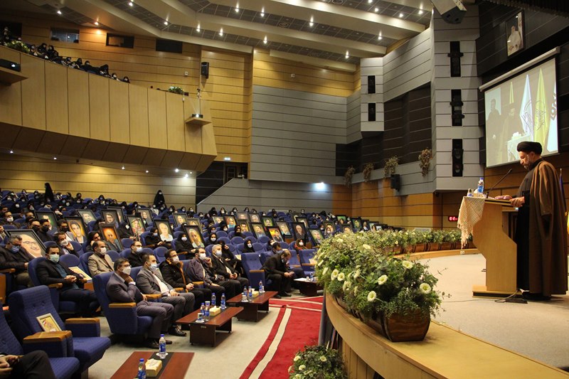 مراسم گرامیداشت دومین سالگرد شهادت سردار حاج قاسم سلیمانی در دانشگاه علوم پزشکی تهران