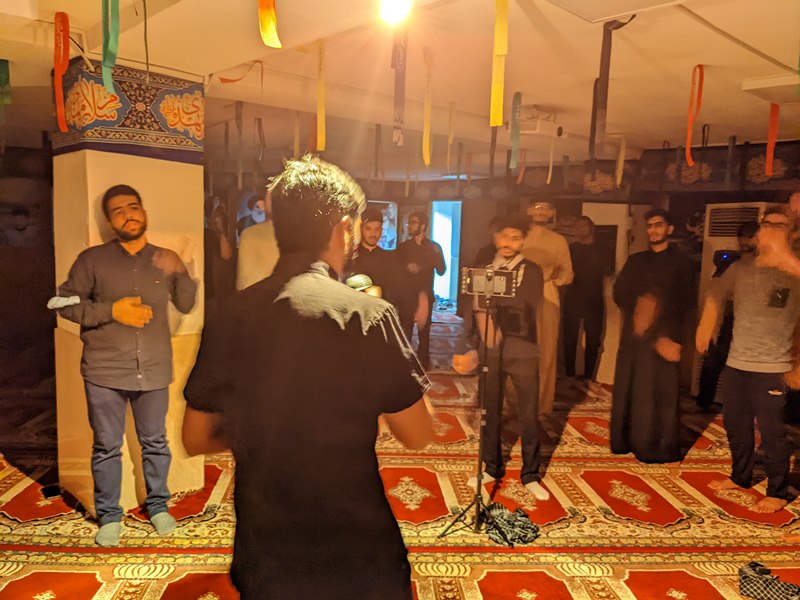 مراسم احیای شب قدر ویژه دانشجویان بین‌الملل در خوابگاه دمشق