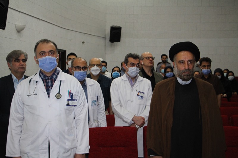 مراسم بزرگداشت رحلت امام خمینی (ره) در مجتمع بیمارستانی امام خمینی (ره)
