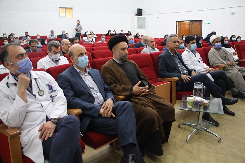 مراسم بزرگداشت رحلت امام خمینی (ره) در مجتمع بیمارستانی امام خمینی (ره)