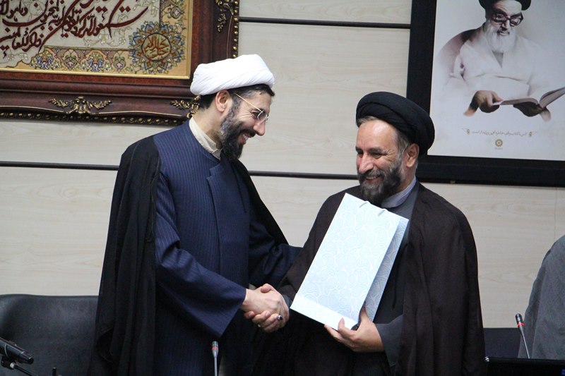 مراسم معارفه حجت‌الاسلام‌والمسلمین دکتر عیسی زاده به‌عنوان معاون آموزش و پژوهش نهاد نمایندگی مقام معظم رهبری در دانشگاه‌ها
